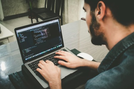 Developer working on a software project
